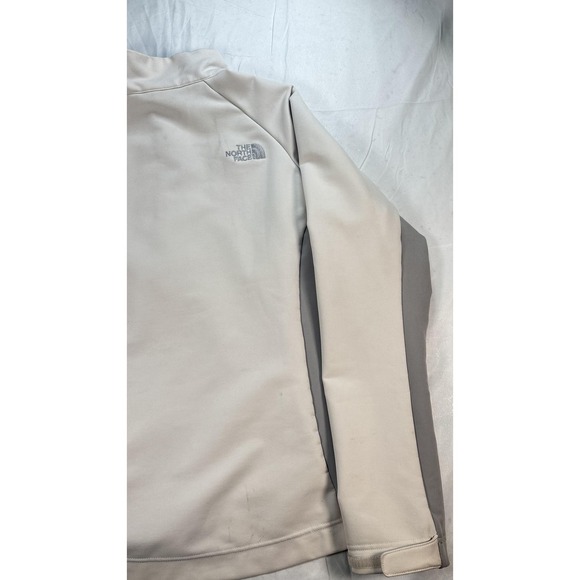 The North Face Jacket Womens Large White Gray Apex Softshell Full Zip TNF AHRU - Picture 14 of 16